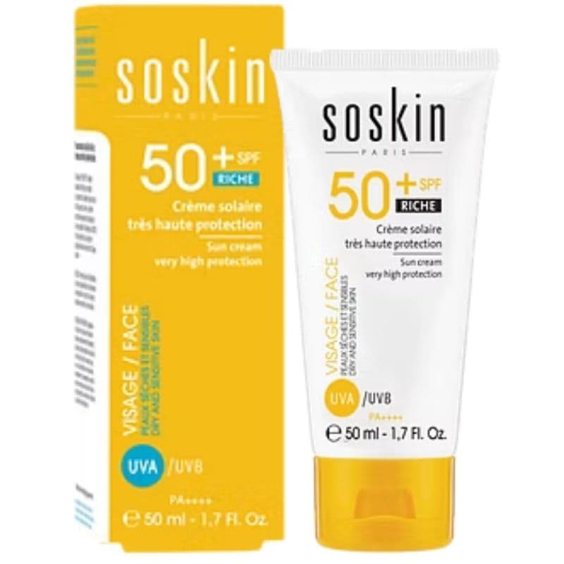 SOSKIN Sunscreen Cream Intense SPF50+ Rich VHP - 50ml 51101