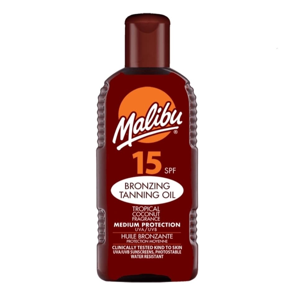 MALIBU SPF15 Bronzing Tanning Oil - 200ml 13532